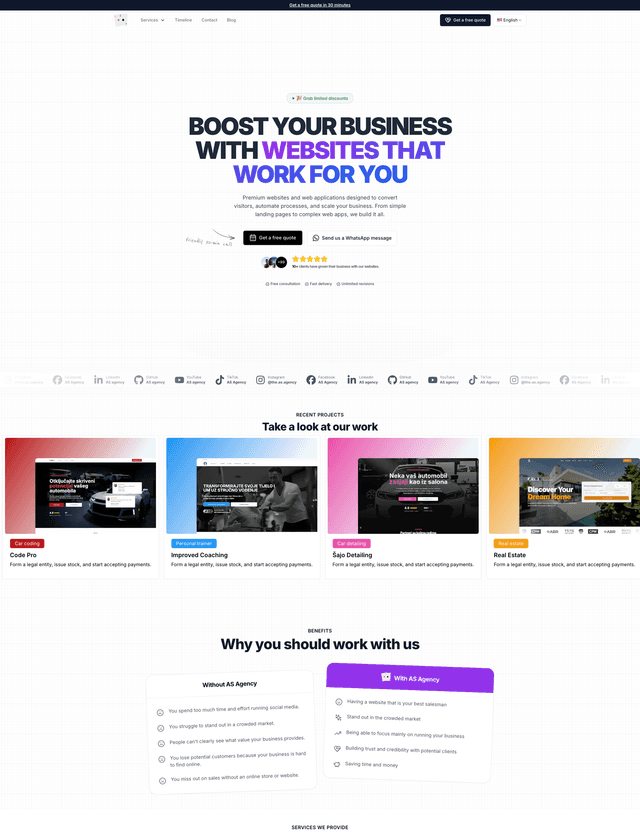 Web development agency