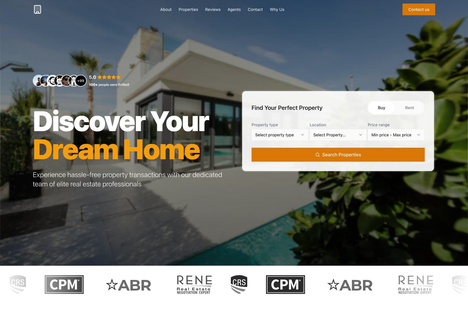 Real Estate website